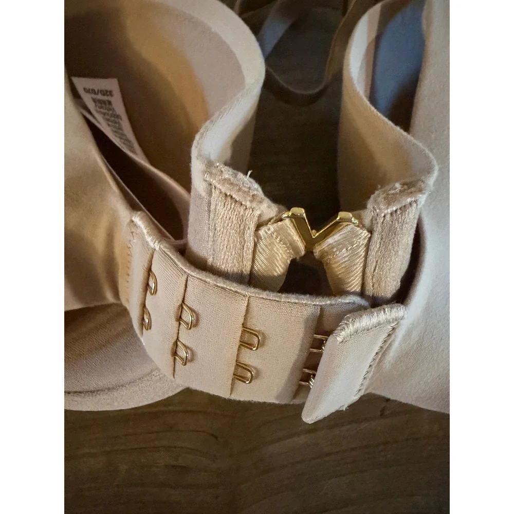 Victoria's Secret Lightly Lined Demi Bra 32D Beige V-Hardware 11245731